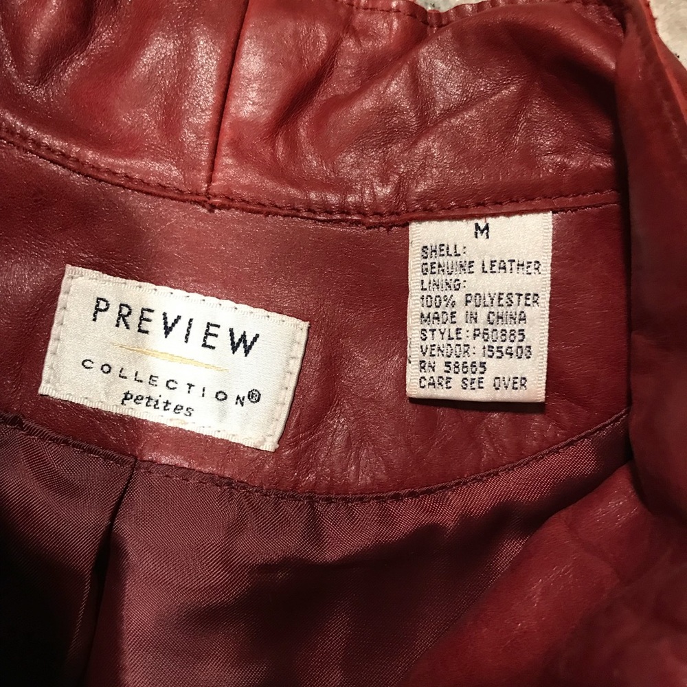 Preview Collection Leather Jacket - Picture 2 of 2